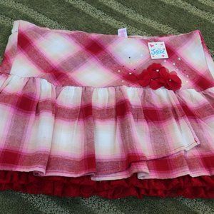 Justice Girls Skirt Pink New Size 16.